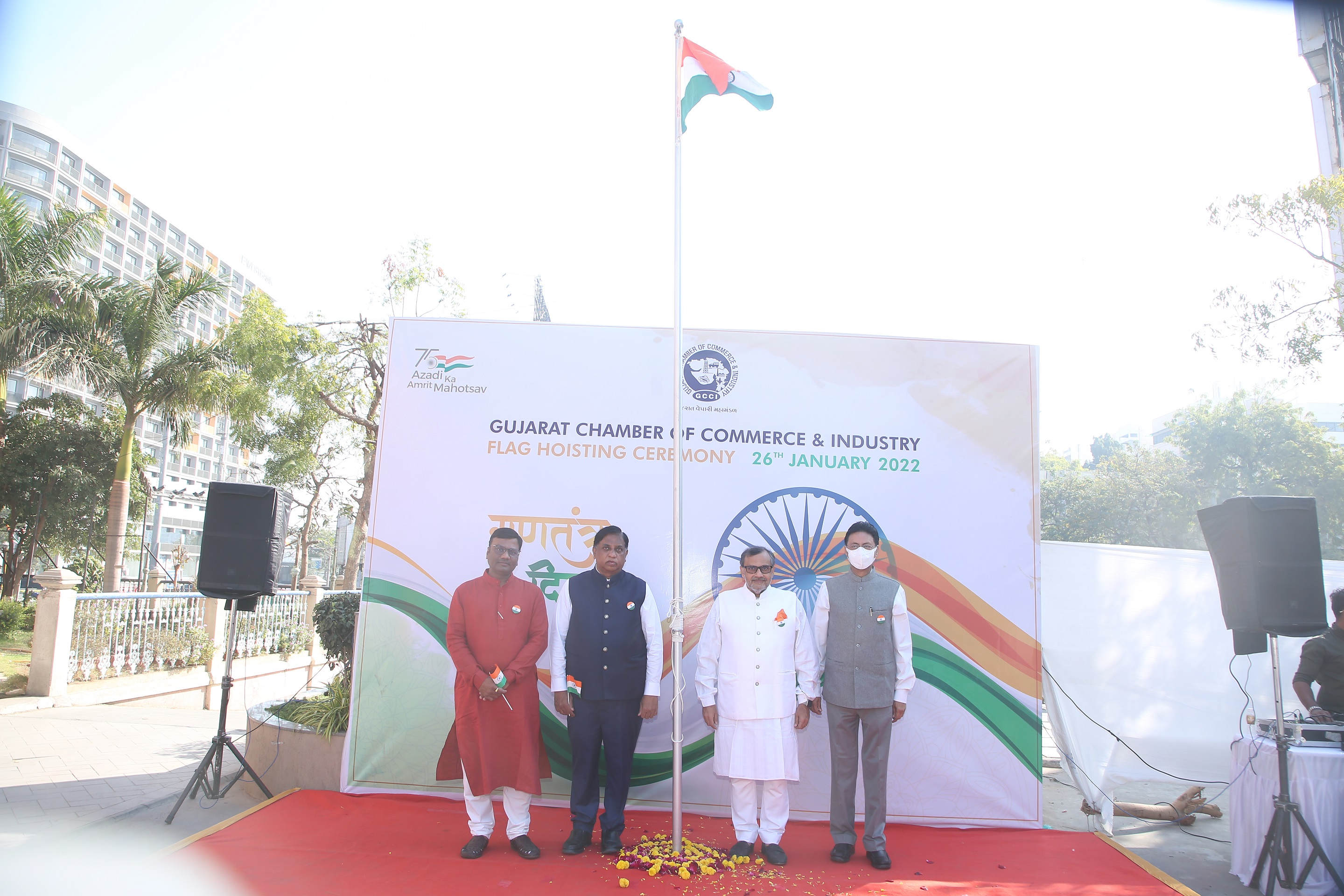 Celebration of the 73rd Republic Day at GCCI