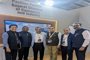 GCCI Office bearers at Gujarat Pavilion-DEFEXPO India 2022